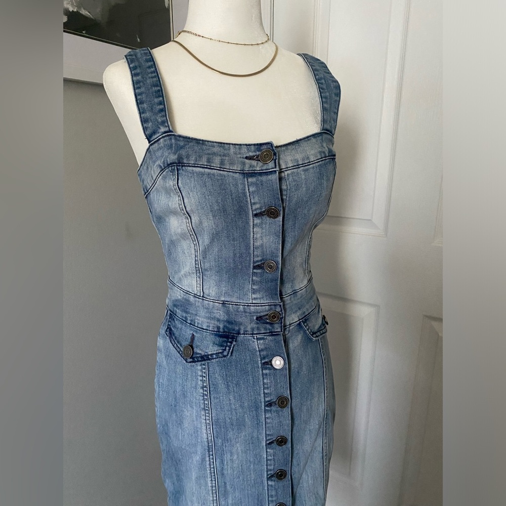 Midi Denim dress